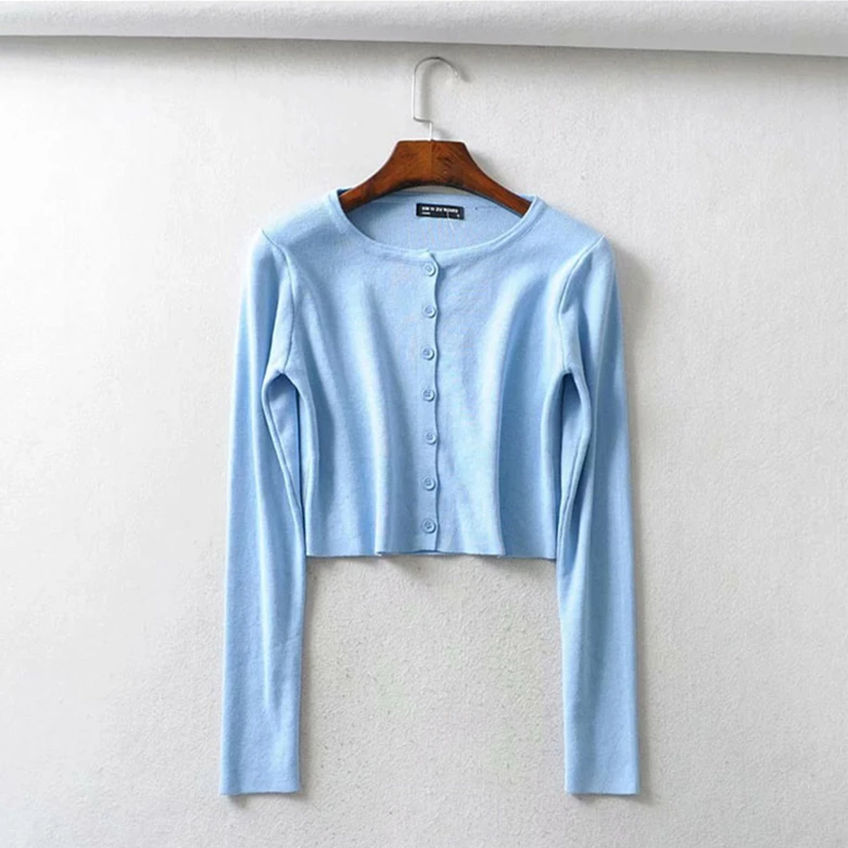 black cardigan crop top