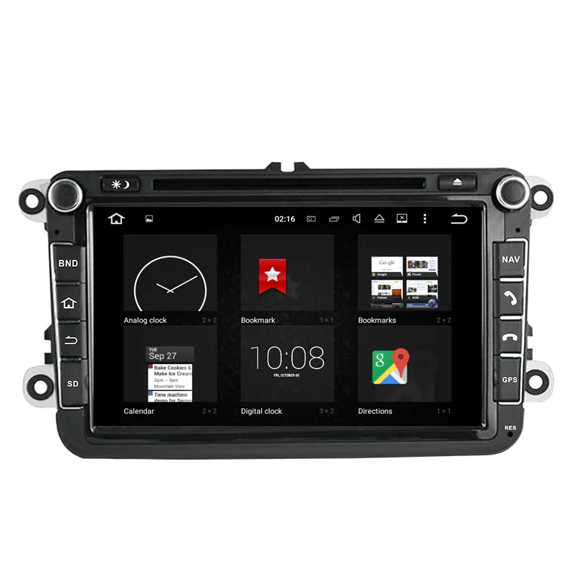 Top 8inch 4G+32G Octa Core Android 9.0 Car DVD Player For VW Volkswagen Golf 6/Polo/Bora/Jetta/Passat B6/Skoda 2002-2016 1