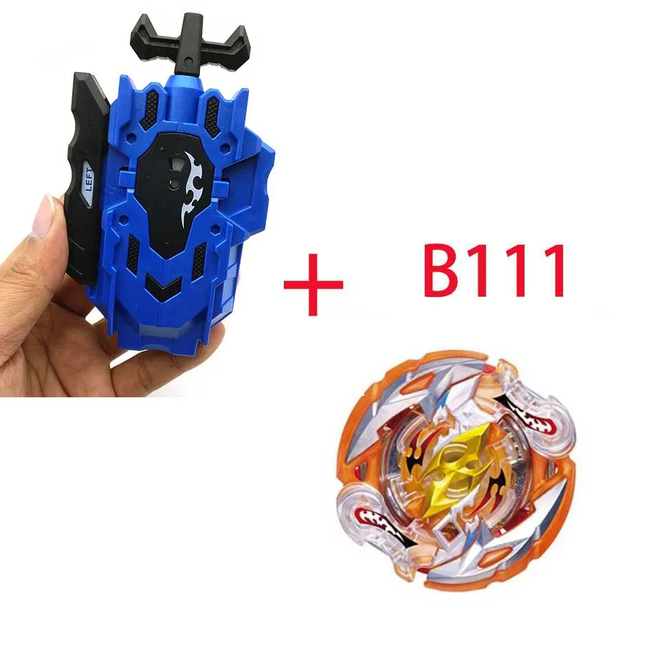 Спиннинг Bayblade BURST B-104 B-105 с средство для запуска Beyblade Bay blade металл пластик Fusion 4D Подарочные игрушки для детей - Цвет: B111