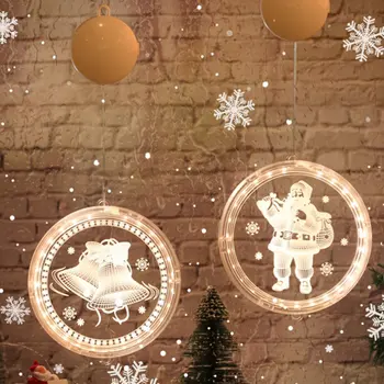 

Christmas Decoration Lights 3D Hanging Lamp Room Decoration Christmas Bell Modeling Light Holiday Decoration Lights