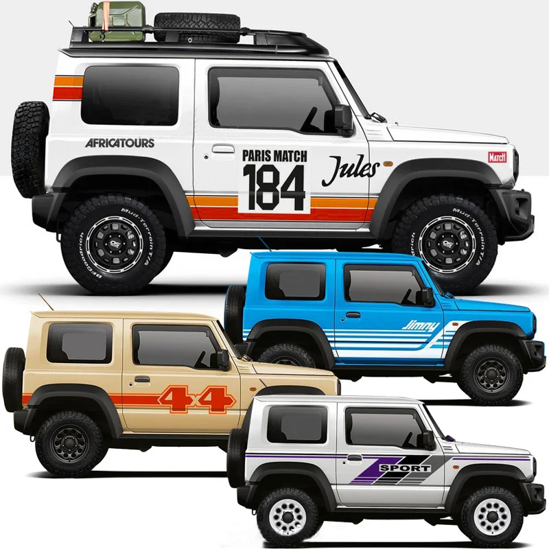 Pegatinas de vinilo para lateral de puerta de coche, de