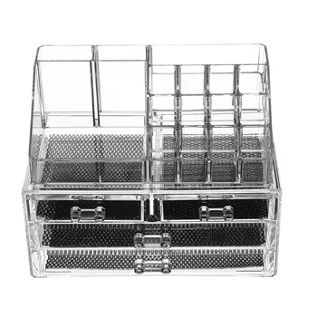 

Manicure Transparent Acrylic Brush Multifunctional Tools Drawer Cosmetic Storage Box Case Makeup Organizer Desktop Jewelry