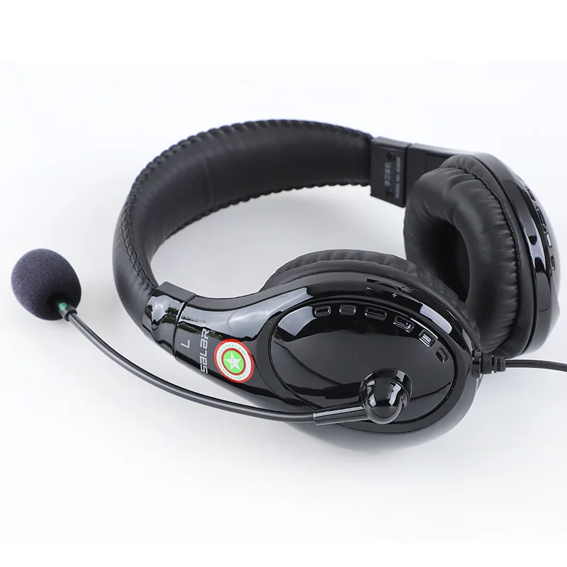 Wired Kids Headphone With Noise reduction Microphone Over Ear Headsets Soft Earmuff Kids Gift Music Stereo Earphone for Phone