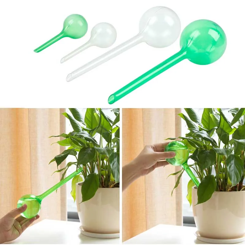 Flower Automatic Watering Device Houseplant Plant Pot Imitation Glass Bulb Watering System Drip Irrigation Garden Waterer Cans
