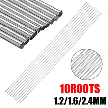 10Pcs 330mm Long 1.2/1.6/2.4mm Stainless Steel TIG Welding Rods Filler For Solder Welding Accessories