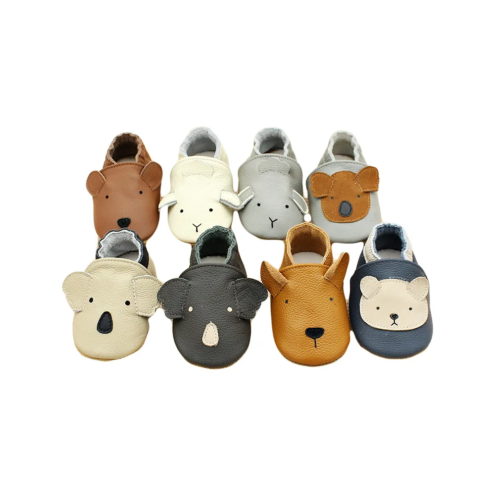 Baby Shoes Sneakers Shoes Baby Leather Casual Crib Shoes For First Steps Toddler Girl Boy Newborn Infant Educational Walkers kids Children Animal Sneakers