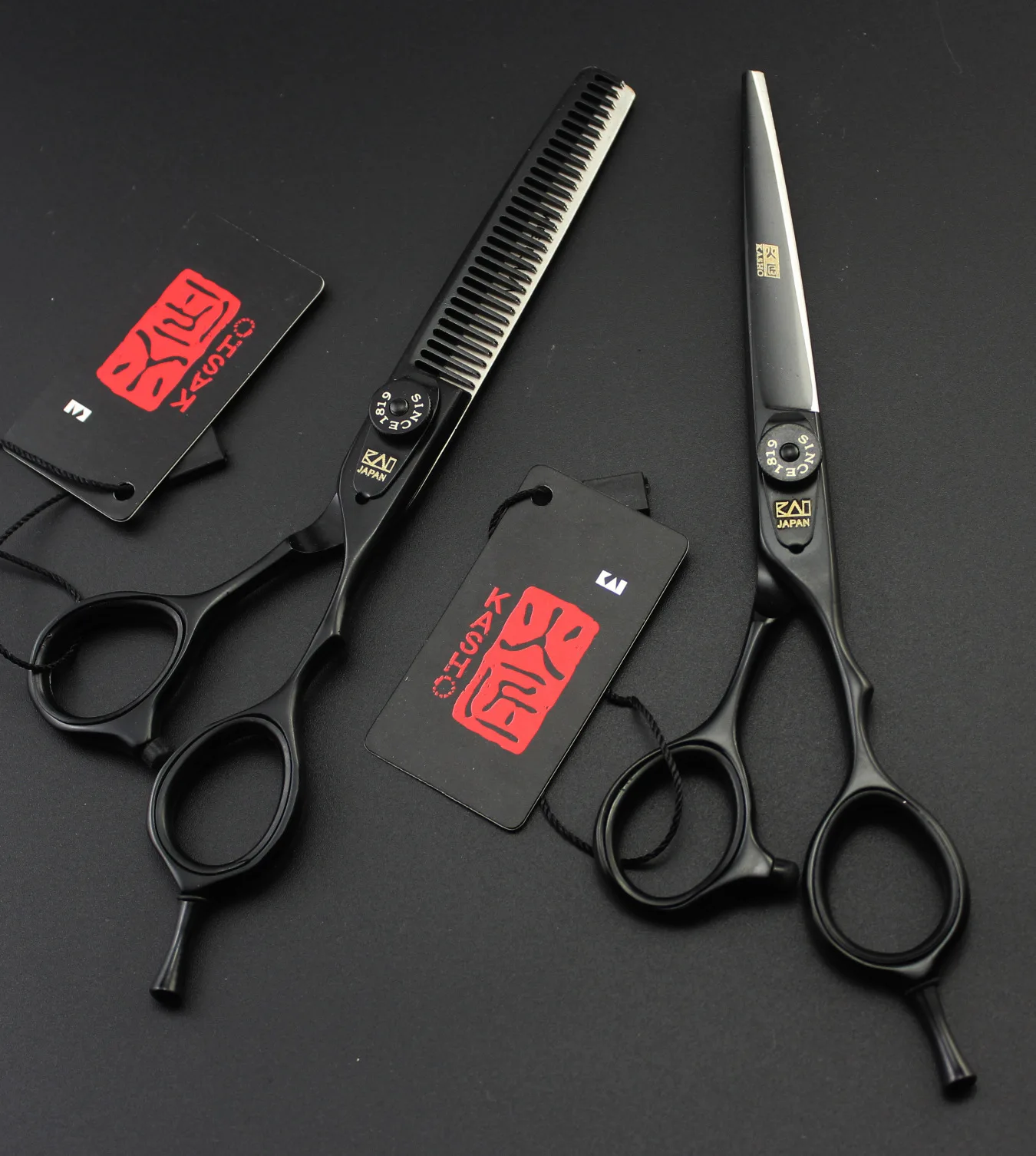 6 inch Professional Hairdressing scissors hair scissors Straight Thinning Hair Cutting Tool