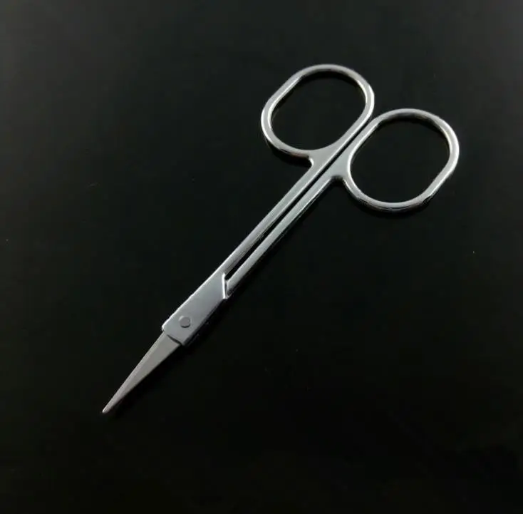 

1000pcs high quality Salon Fine Point Curved Nail Nose Scissors SN305