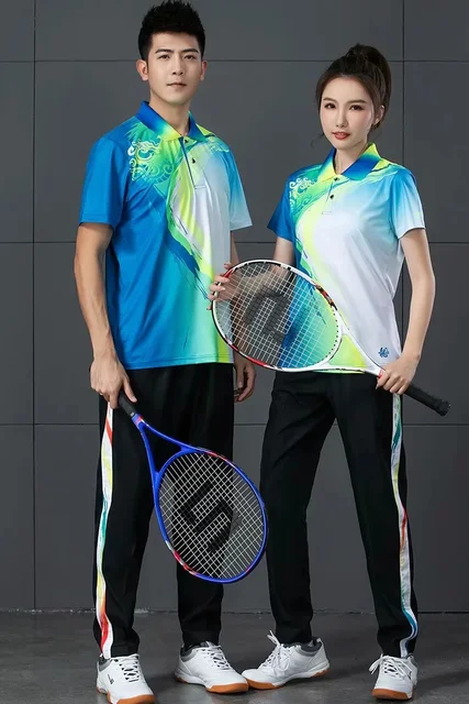 Nouveau Maillot De Sport De Badminton À Séchage Rapide, Maillot De Tennis  Homme / Femme, Maillots De Tennis De Table De Badminton, T Shirts De Tennis  A117 Du 25,32 €