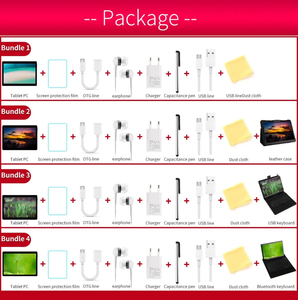 2021 Android 9.0 Newest Google Play Store 10 inch Deca Core Tablet 10.1 8GB RAM 128GB ROM 3G 4G LTE tablet 10 Free Shipping