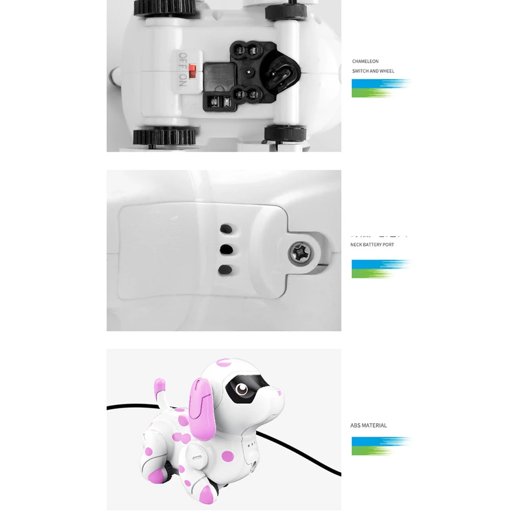 Меняющие цвета Животные умные электрические следуют за любой нарисованной линией роботизированная собака забавная Милая Индуктивная щенок-модель домашняя детская игрушка