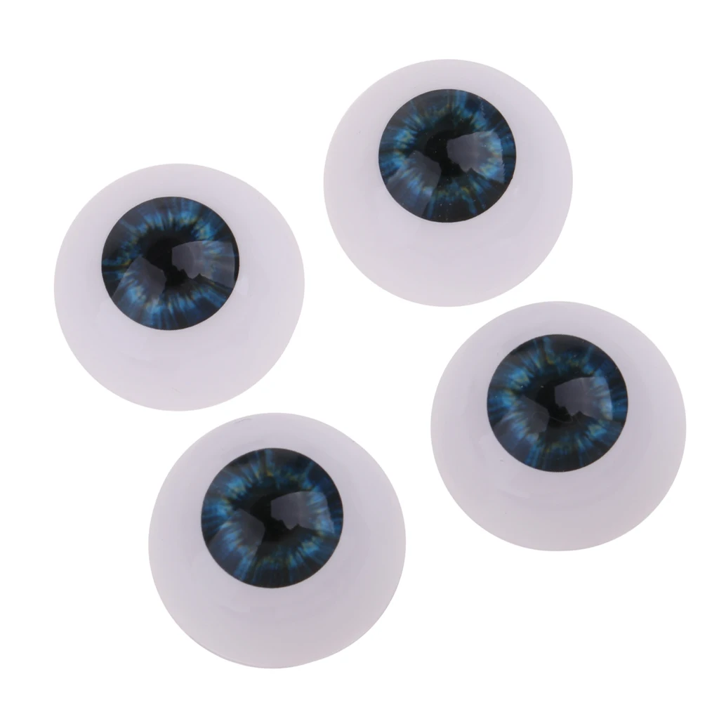 22mm Acrylic Eyeballs Eyes for Newborn Baby Doll BJD DOD DZ Doll Accs DIY
