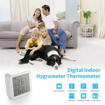 Sensor de temperatura y humedad Tuya 2