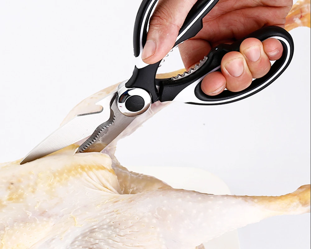 Кухонные ножницы из нержавеющей стали многоцелевые ножницы инструмент для курицы и другой птицы рыбы для мяса и овощей травы