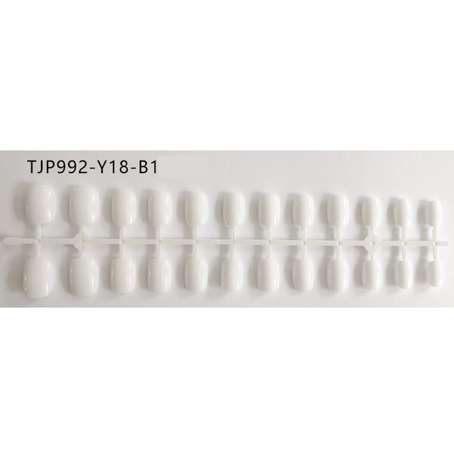 False Nail Tips Solid Color Matte Super Long Coffin False Nail Ballet Press on Nails Tips for Artificial Fingernails