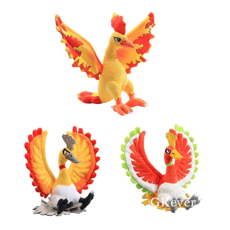 " 22 см Пикачу серии куклы Ho-Oh& Moltres Мягкие плюшевые игрушки куклы дети подарок на день рождения мягкие животные Феникс плюшевые игрушки