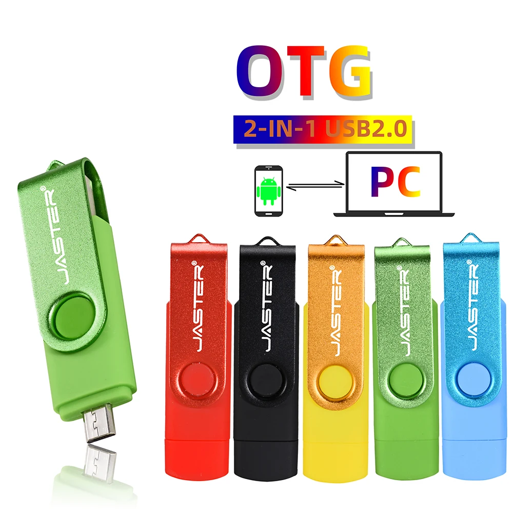 JASTER USB flash drive OTG high Speed drive 64 GB 32 GB 16 GB 8 GB 4GB external storage double Application Micro USB Stick apple pen drive