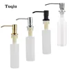 Tuqiu Kitchen Sink Soap Dispenser Stainless Steel Soap Dispenser Bathroom 300ML Soap Dispenser Black/Gold/Chrome/Nickel 1