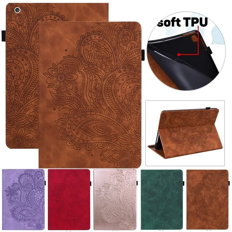 Custodia Per Tablet Per Amazon Fire Hd 10 2021 10.1 ''Nuova Custodia Funda In Rilievo Retrò Per Tablet Fire Hd 10 Hd10 Plus 2021