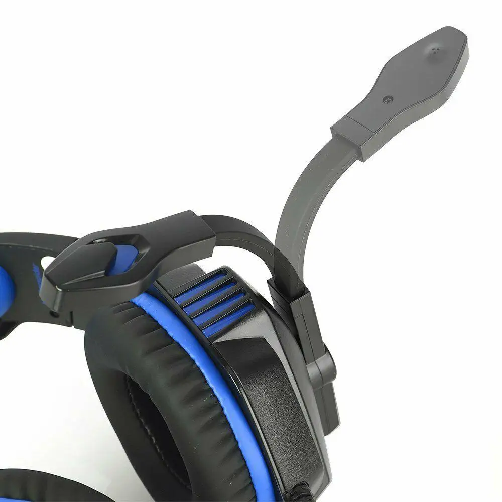 Studyset 3,5 мм игровая гарнитура микрофон наушники со светодиодом стерео для ПК PS4 Slim Pro Xbox one X S