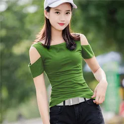 

2020 Women Short Sleeve lvory Shirtmint Top Garment