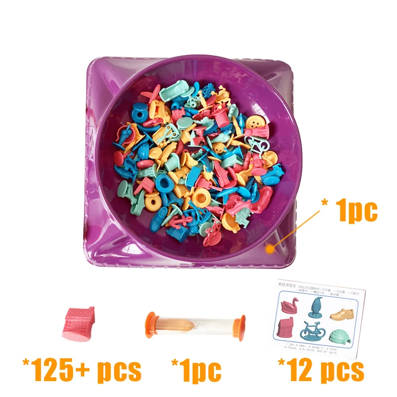 Kids Treasure Hunt Game Training Logical Thinking Shape Matching Board Game Family Interaction Early Education Puzzle Toy Gifts 5