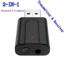 ZEXMTE Bluetooth 5.0 Transmitter and Receiver for TV PC Audio Adapter Hifi Sound Noise Reduction Bluetooth Stereo Music Adapter
