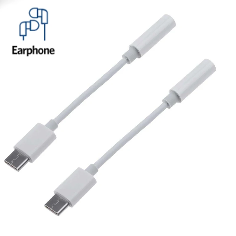 Аудиокабель Aux для наушников с разъемом 3 5 типа C адаптер Xiaomi Huawei USB на мм