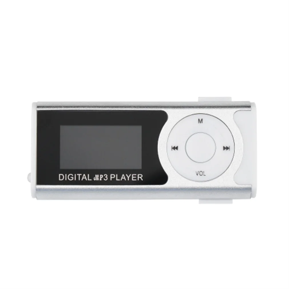 Mini USB Clip MP3 Media Player LCD Screen Support 16GB TF LED Light Exquisitely Designed Durable sony mp3 player