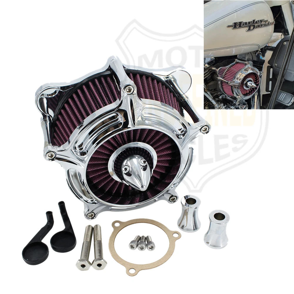 

Air Filter Intake Cleaner System Kit For Harley Touring Road King Electra Road Tour Glide 2008-2016 Softail FXST Dyna FXD 16-17
