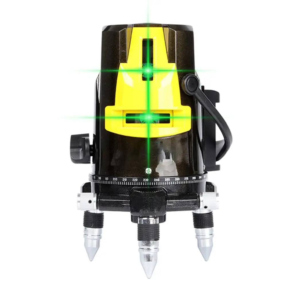 

5-line Level Green Light High-precision Automatic Line Laser Infrared Line Meter Level Blue Water Meter Outdoor