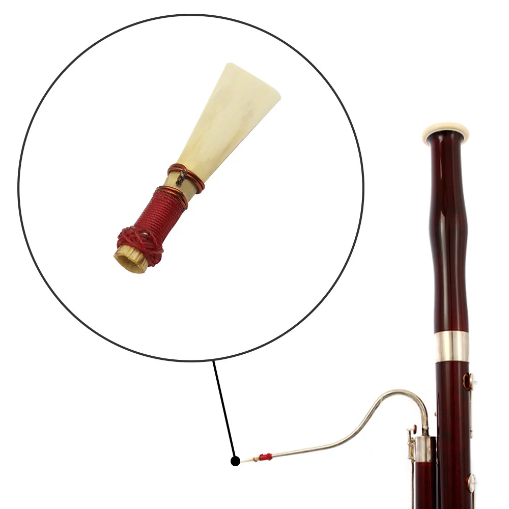 

Bassong Whistle Piece Natural Reed Pipe Music Instrument Accessories Wood Color And Red