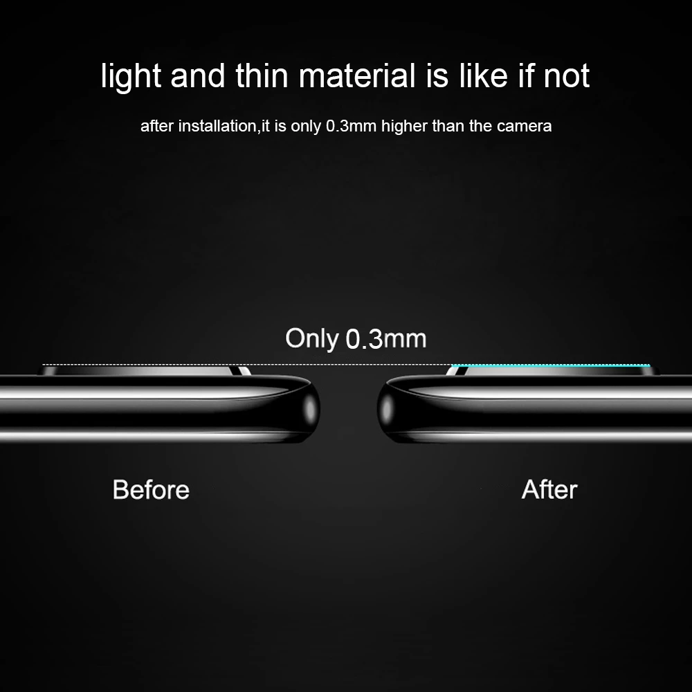 For Xiaomi Redmi K20 / Redmi K20 Pro Rear Camera Lens Protector Transparent Rear Camera Tempered Glass Film for Xiaomi