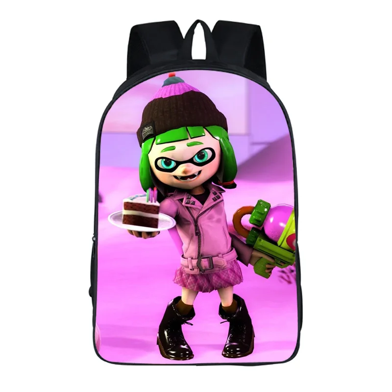 Школьный рюкзак для мальчиков с мультипликационным принтом Mochila Splatoon 2 высокое