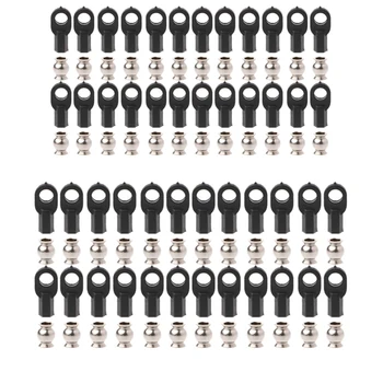 

24Pcs Delta Buckle Ball Caps Paralleled Carbon Rod Joints For 3D Printer