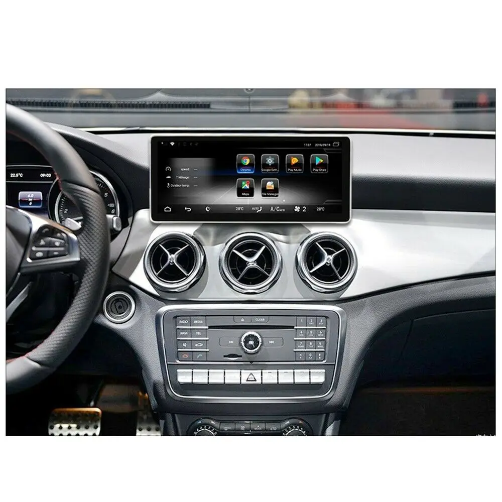10,25 дюймов Android 9,0 для Mercedes-Benz GLA CLA a-класс X156 X117 W176 2013- Автомобильный gps мультимедийный плеер навигация 2+ 32 ГБ