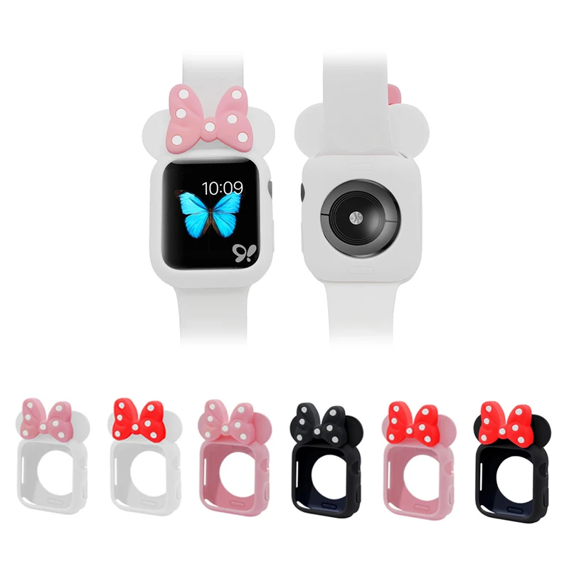 Мультяшный чехол для Apple Watch 5 4 44 мм 42 40 38 защитный детей iWatch серии 3 2 1|Часы Чехлы| |