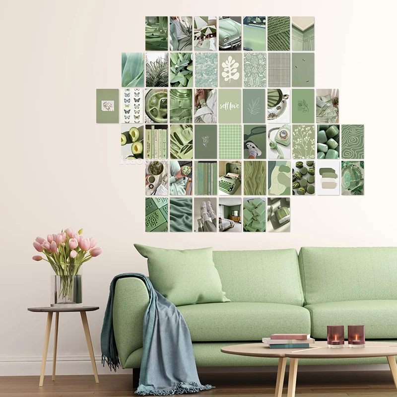 Neon Green Aesthetic Photo Wall Collage Kit -  Canada