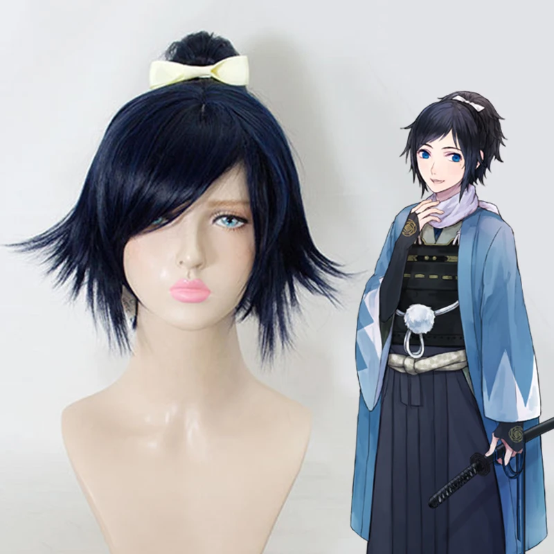 Парики для косплея Game Touken Ranbu Online Yamatonokami Yasusada синтетический парик вечерние парики