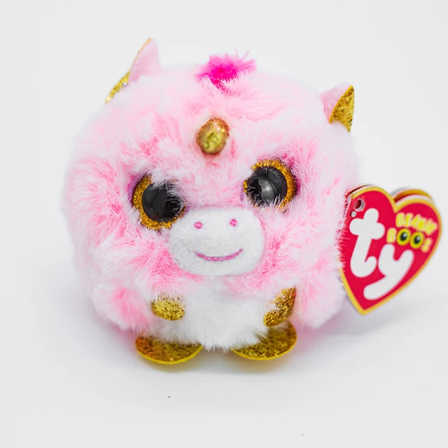 10CM Ty Big Eyes Bubble Ball Series Cat Husky Monkey Mouse Owl Unicorn Palm Doll Soft Plush Mini Toy Boy and Girl Birthday Gift 5cm-15cm