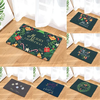 

Flannel Carpet Merry Christmas Decorations For Home Wreath Tree Doormat Christmas Ornament Decor 2020 Xmas Gift Happy New Year