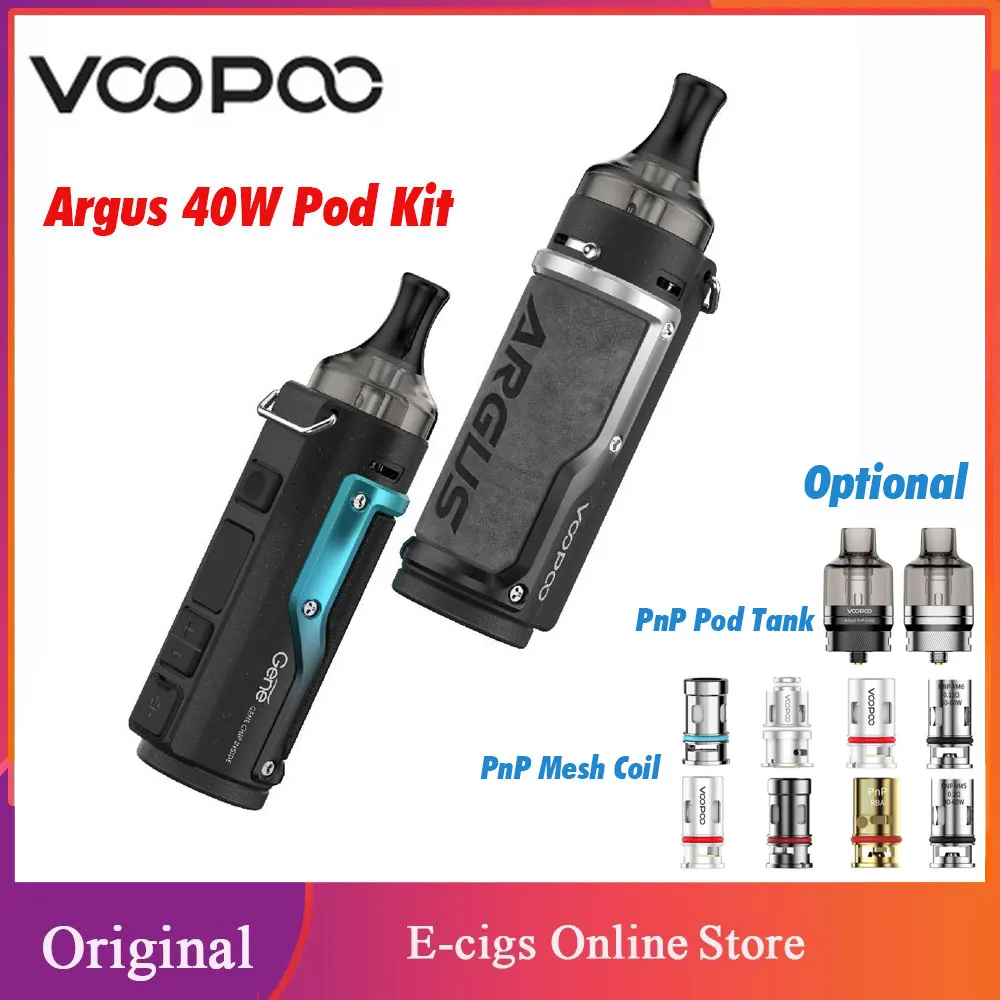 Оригинальный VOOPOO Argus 40 Вт Pod Комплект 1500 мА/ч Батарея с самонастраиваемым