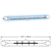 Светодиодный, йодный, вольфрамовый, 500 Вт, R7S, светодиодный, лампа 118 мм, лампа, трубка R7S, домашнее освещение, AC220-240V, стекло