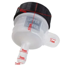 ABS цилиндрическая чаша для моторного масла бачок аксессуары запасные части мотоцикла задний тормоз бутылка