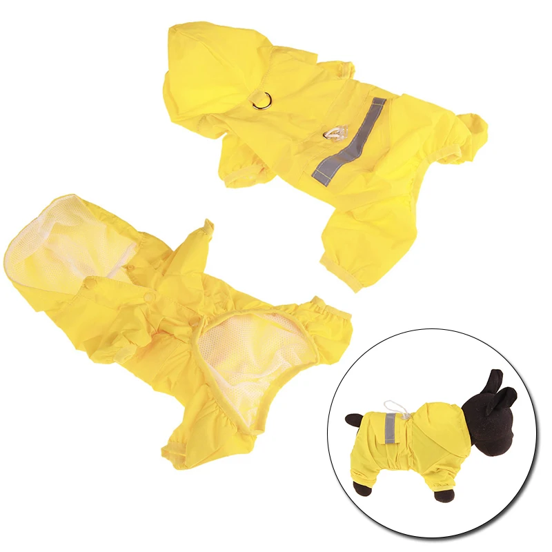 Gran oferta chubasquero para perros, ropa informal para cachorros, impermeable, chaqueta impermeable, disfraces, XS-XXL, 4 colores
