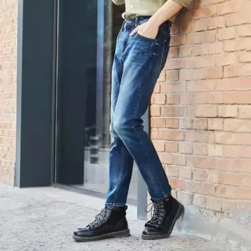  3 colors xiaomi Mijia 90 points soft slim straight jeans high elasticity thin and comfortable jeans