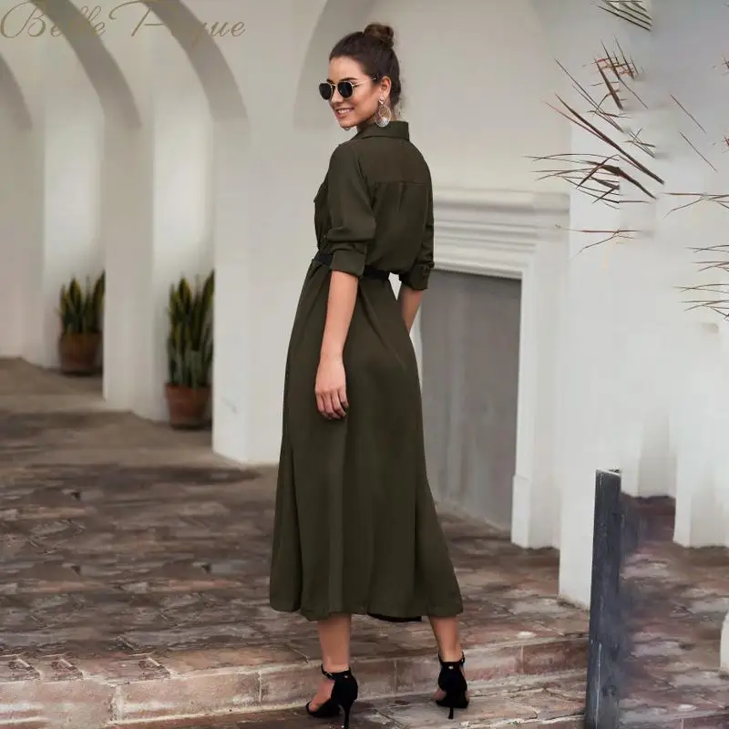 Belle Poque винтажное Бандажное зимнее платье для женщин 2019 высокая талия рубашки
