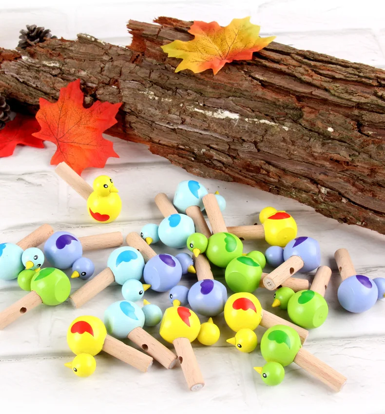 Деревянные детские игрушки с мультяшными птицами, игрушки для мальчиков и девочек 1-3 лет, музыкальные инструменты