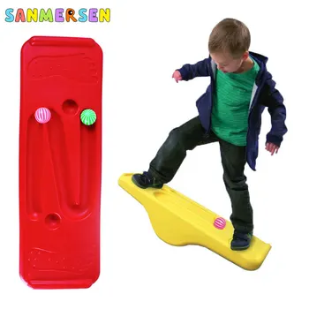 

Children Balance Board Kids Sensory Training Rocking Seesaw Indoor Outdoor Fitness Activity Exercise Interactive Game Toys