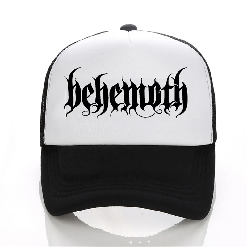 Бейсбольная кепка с логотипом behemoth для мужчин и wo, мужская летняя трендовая Кепка, новая молодежная солнцезащитная Кепка, пляжный козырек - Цвет: Темно-серый